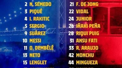 Photo of برشلونة يستعيد ديمبيلي قبل مواجهة البايرن