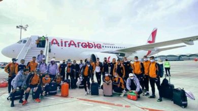 Photo of صور..بعثة بركان تحط الرحال بالجزائر