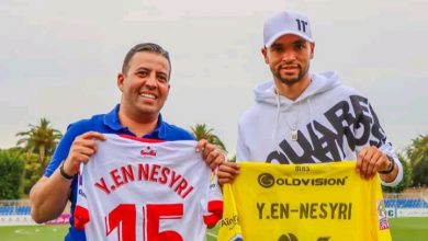 Photo of النصيري يتابع مباراة الماص وأولمبيك آسفي