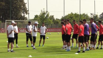 Photo of فيديو.. المنتخب الوطني يواصل استعداداته لبطولة شمال إفريقيا