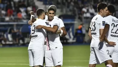 Photo of فيديو.. حكيمي يواصل تألقه بثنائية جميلة مع باريس سان جرمان