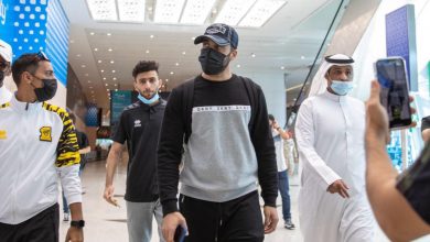 Photo of فيديو.. عبد الرزاق حمد الله يصل إلى جدة للانتظام في تدريبات الاتحاد