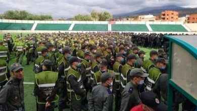 Photo of حراسة أمنية مشددة أمام ملعب بني ملال