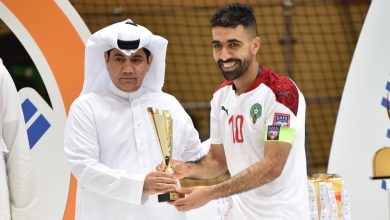 Photo of بالفيديو.. لقجع يستقبل أسود الصالة بعد التتويج بكأس العرب