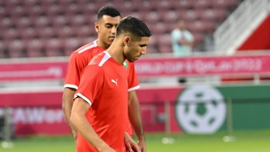 Photo of حكيمي يغيب عن ثاني حصة تدريبية للأسود