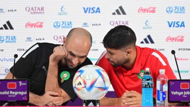 Photo of فيديو.. الركراكي: “جبران عزيز عليا ولاعب كيعجبني ولكن مستواه مؤخرا كان ناقص”