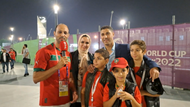 Photo of فيديو خاص..السفري وزوجته وأبناؤه يعبرون عن فرحتهم الكبير وابنه الصغير يهتف ديما وداد وديما مغرب