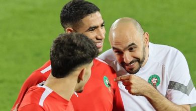 Photo of فيديو.. الركراكي يدعم حكيمي ويؤكد: “جميع المغاربة يدعمونه وأشرف لاعب قوي داخل وخارج الملعب”