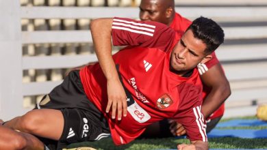 Photo of سليم يظهر في تداريب الأهلي بعد العملية الجراحية