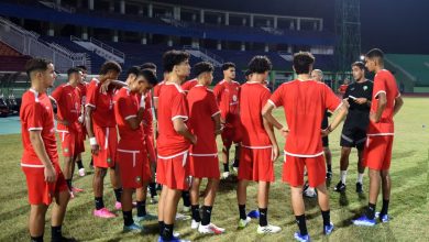 Photo of المنتخب الوطني للفتيان يجري أول حصة تدريبية بأندونيسيا