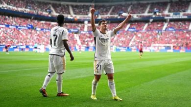 Photo of فيديو.. إبراهيم يسجل ثنائية رائعة ويقود الريال إلى فوز كاسح على غرناطة