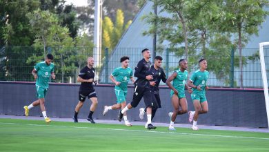 Photo of المنتخب الوطني يواصل تحضيراته للألعاب الأولمبية