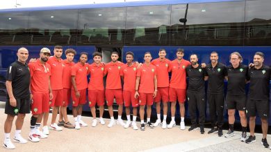 Photo of بعثة المنتخب الأولمبي تحل بفرنسا