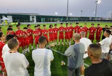 Photo of منتخب الفتيان يخوض أول حصة تدريبية بقطر
