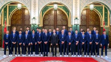 Photo of فيديو.. مراسم استقبال مولاي الحسن للمنتخب الوطني بالقصر الملكي