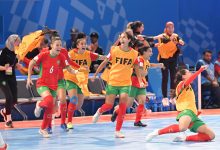 Photo of المنتخب النسوي لكرة القدم داخل القاعة ينهي تحضيراته لمواجهة إسبانيا