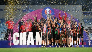 Photo of تهنئة خاصة من الجامعة لإناث الجيش الملكي بعد التتويج بعصبة الأبطال