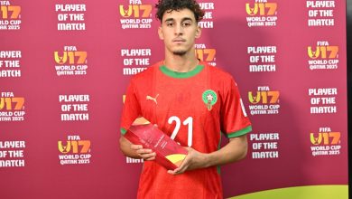 Photo of الداودي ينال جائزة أفضل لاعب في مباراة المغرب وكاليدونيا الجديدة
