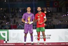 Photo of حريمات ينال جائزة أحسن لاعب في كأس العرب وبنعبيد أفضل حارس مرمى